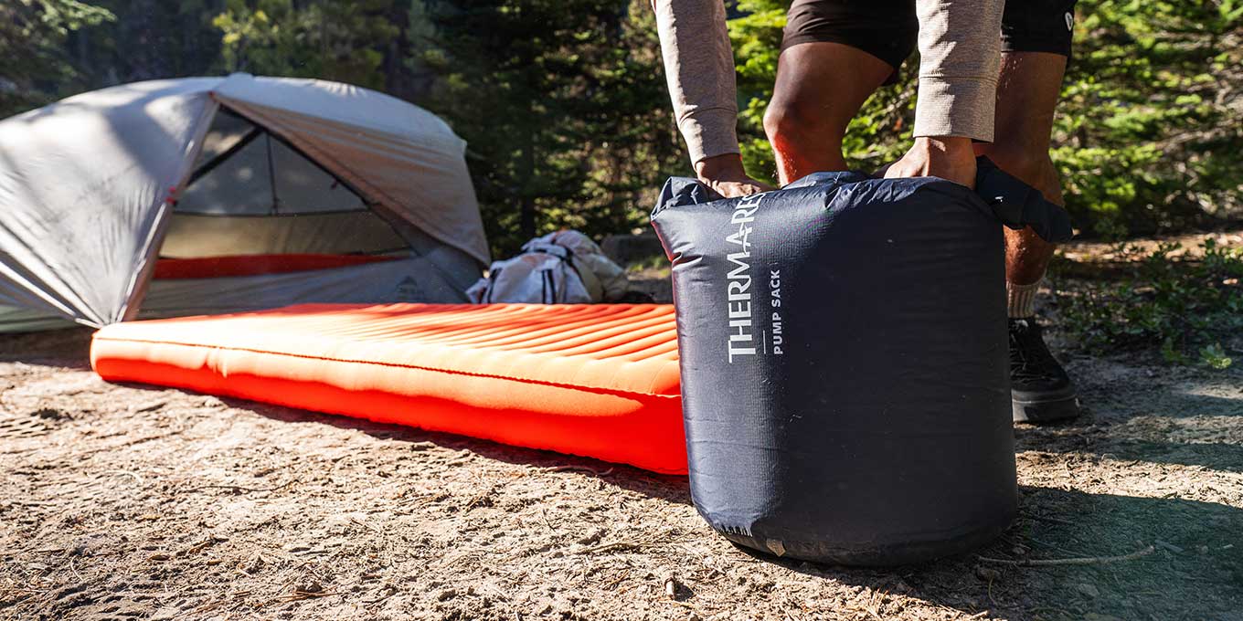 How to inflate a sleeping pad?